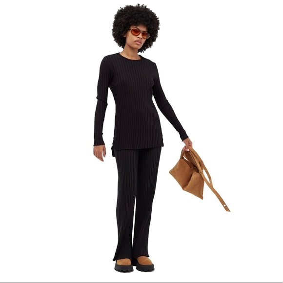Simon Miller Tops - Simon Miller Rib Oz Top in Black
